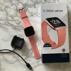 Fitbit Versa Rose Gold/Pink Band